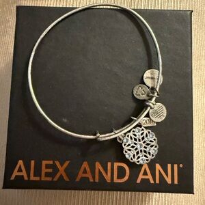 ⭐️ Alex and Ani: Silver Snowflake Charm Bracelet